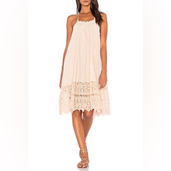 Jen’s Pirate Booty Crochet Lace Dress Reverence Halter REVOLVE Womens Sz S Small - Picture 1 of 14